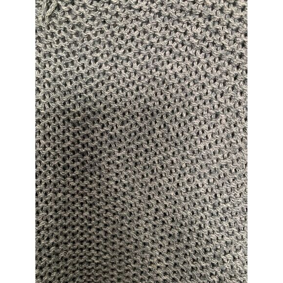 Peruvian Connection Sage Green Knit V-Neck Tunic Sweater M 100% Pima Cotton - Picture 8 of 14